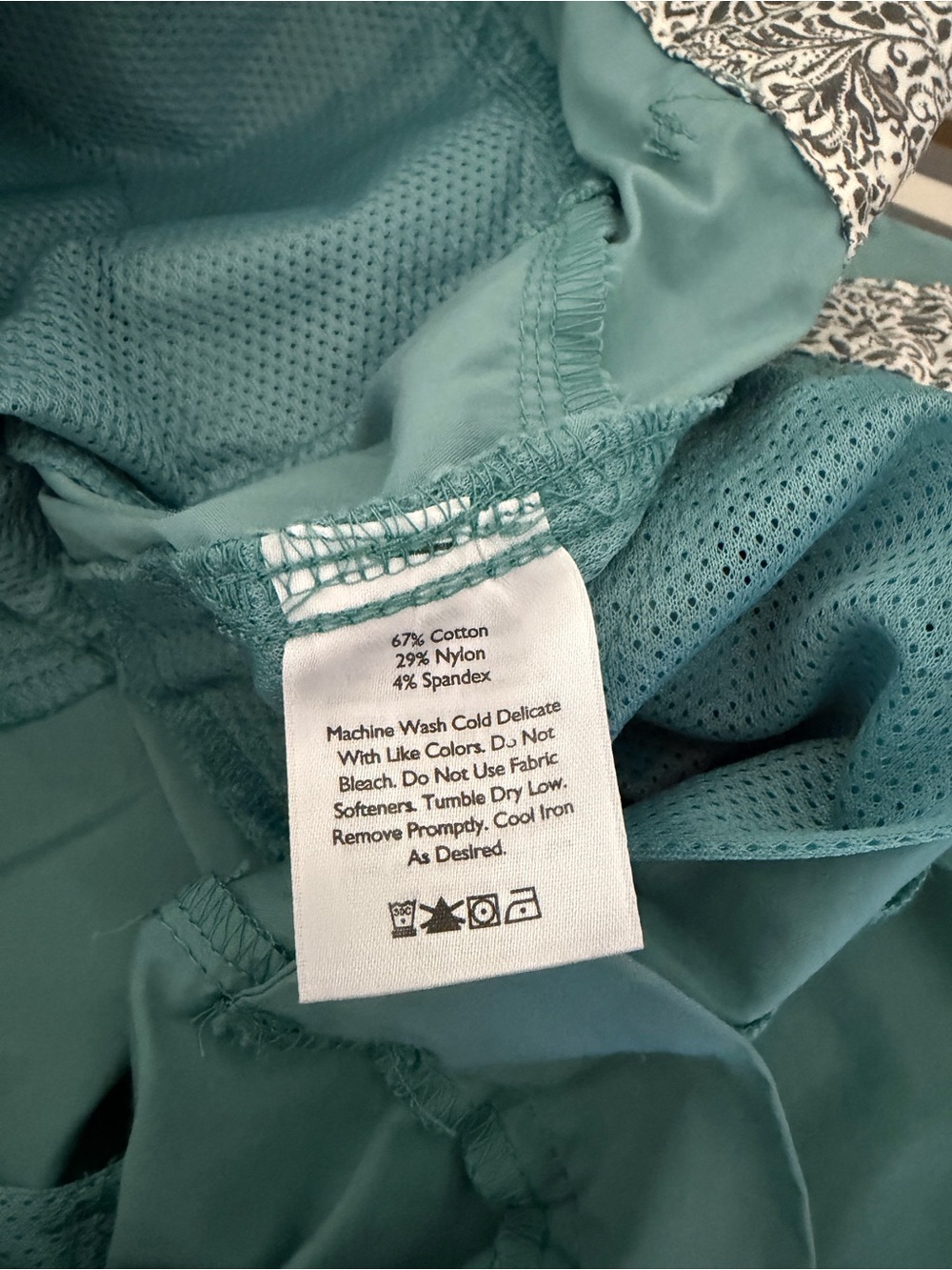 NEW Eddie Bauer Sage Green Cotton/Nylon Cargo Mini Skirt Size 8 - Picture 8 of 8